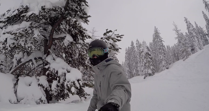 Snowboarding Selfie